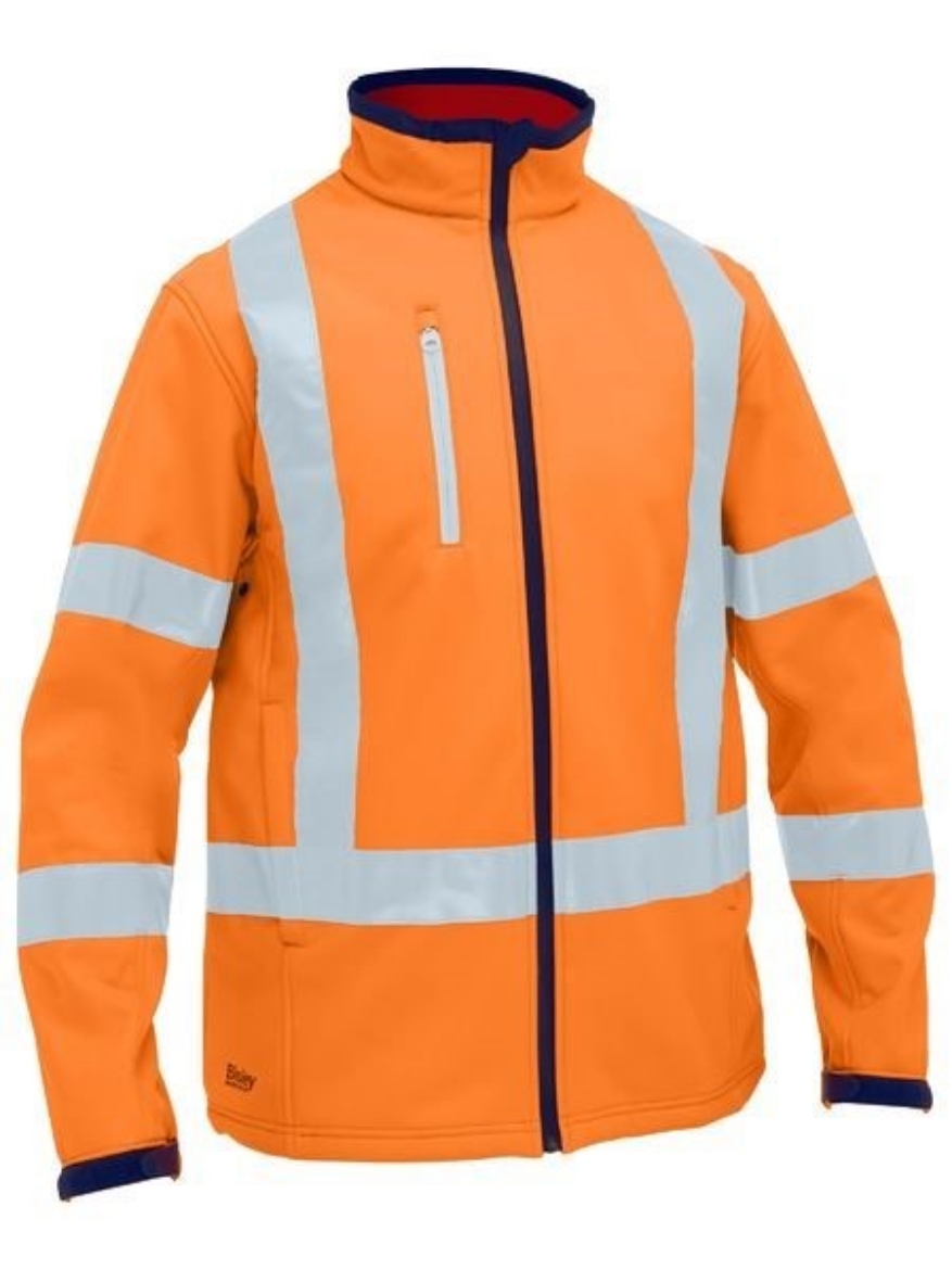 Picture of Bisley X Taped Hi Vis Soft Shell Jacket